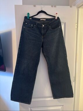 Levi's Indigo Low Loose Wide-Leg Jeans